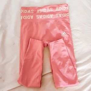 pink adidas leggings 💖